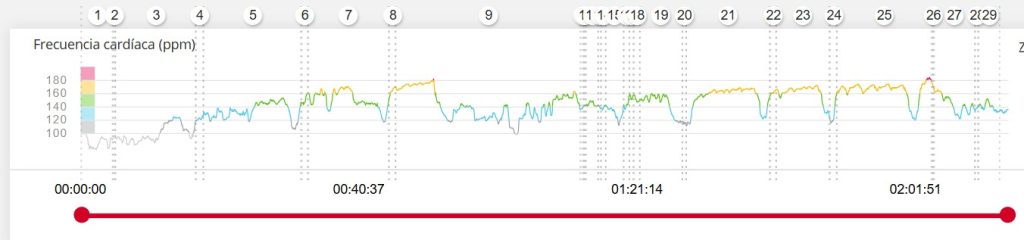 monitoreo de frecuencia cardiaca y zonas de entrenamiento